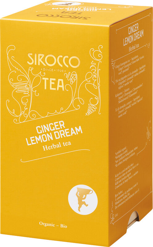 Sirocco Ginger Lemon Dream – Teebeutel, Kräutertee – 20 Beutel