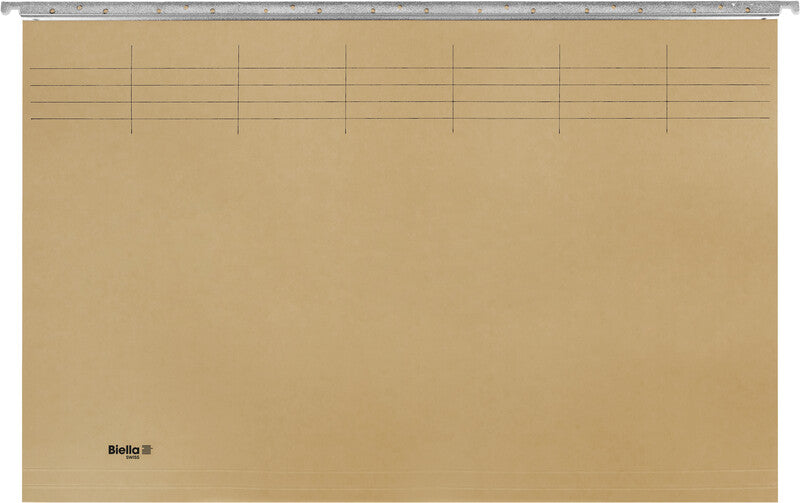 Biella Hängeordner für A3 – Karton, Olivgrün, 440 × 340 mm, mit Vordruck