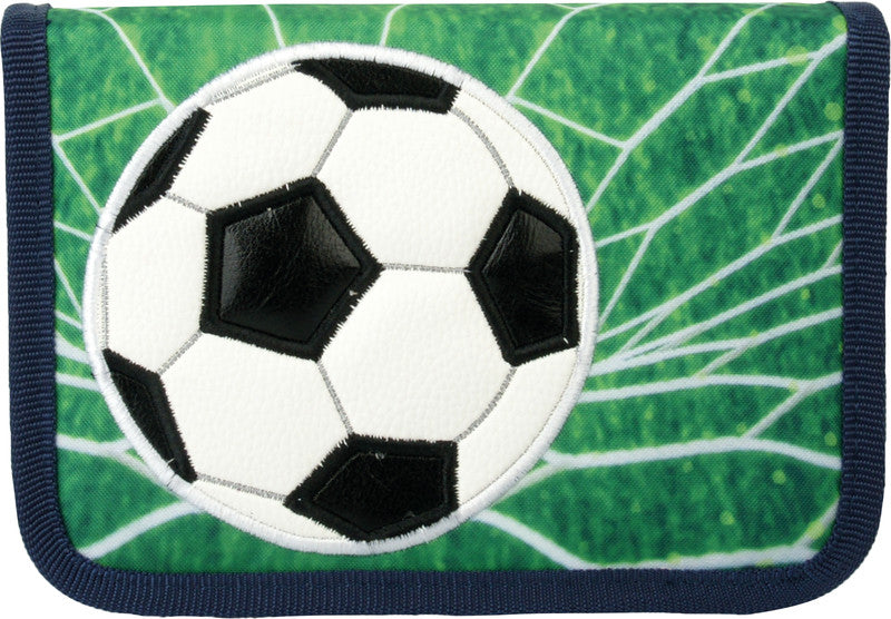 Funki Joy-Bag Schüleretui, gefüllt, 24-teilig – Soccer – Kunststoff – 23 × 14 × 4 cm
