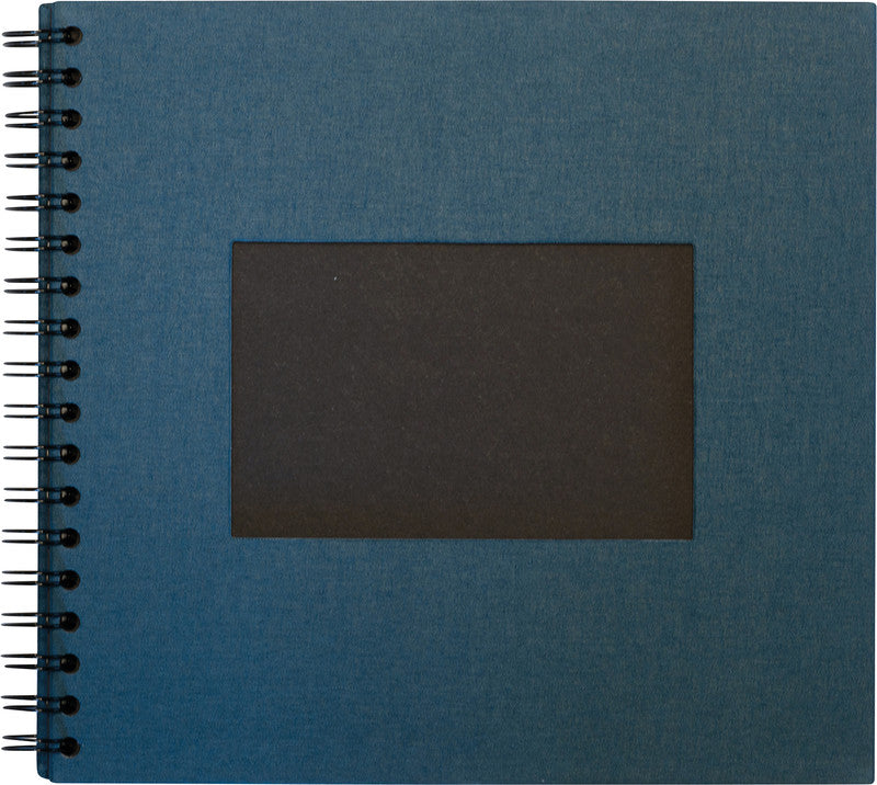 Eibert Fotoalbum Wiro – für 100 × 150 mm, petrol, mit Spirale, Textil