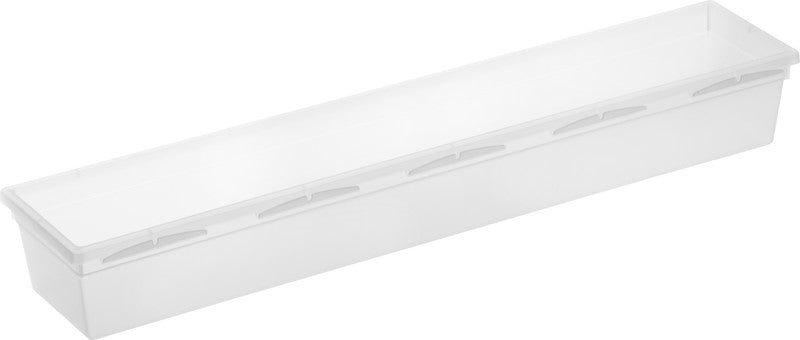 Rotho Ordnungssystem Basic – Kunststoff, transparent, 38 × 5 × 8 cm
