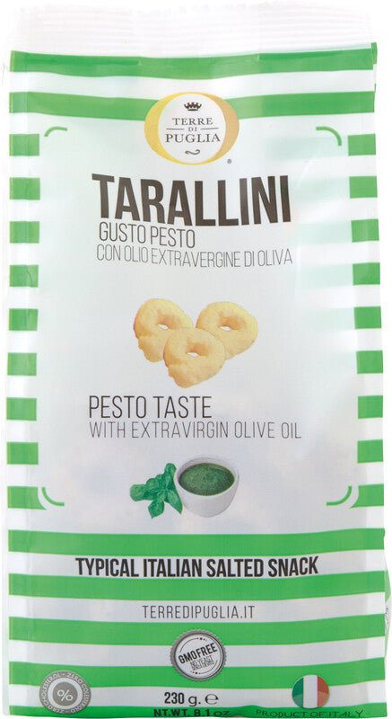 Terre di puglia Tarallini – Pesto, vegan, Beutel, 230 g