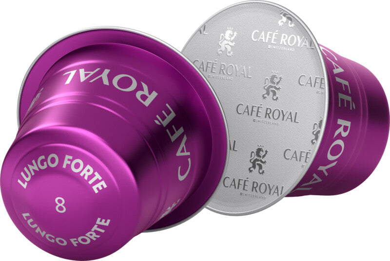 Café Royal Kaffeekapseln Lungo Forte – für Nespresso – Intensität 8 – 100 Kapseln