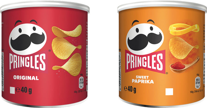 Pringles Chips – Süsse Paprika, 40 g, vegan