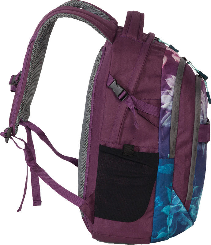 Bestway Evolution Air – Notebook-Rucksack – für 15"-Notebook, 22 l, Kunststoff, Graugrün/Rosa, Flower