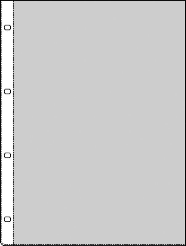 Kolma Sichtmappe A4 – 25 Hüllen, Transparent, Kunststoff, 60 µm