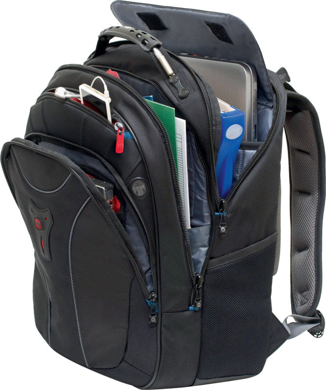 Wenger/SwissGear Wenger Carbon – Notebook-Rucksack – für 17"-Notebook, 30 l, Polyester, Schwarz