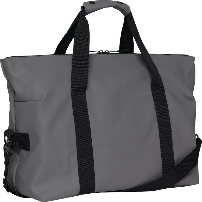 Beckmann Reisetasche Weekendbag – 27 l, rPET, grau, 42 × 28 × 20 cm