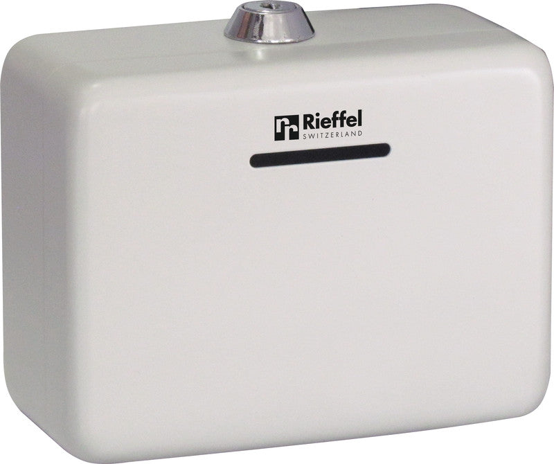 Rieffel Geldkassette – mit Schlüssel – 12,5 × 9,5 × 6 cm – Grau – Stahl