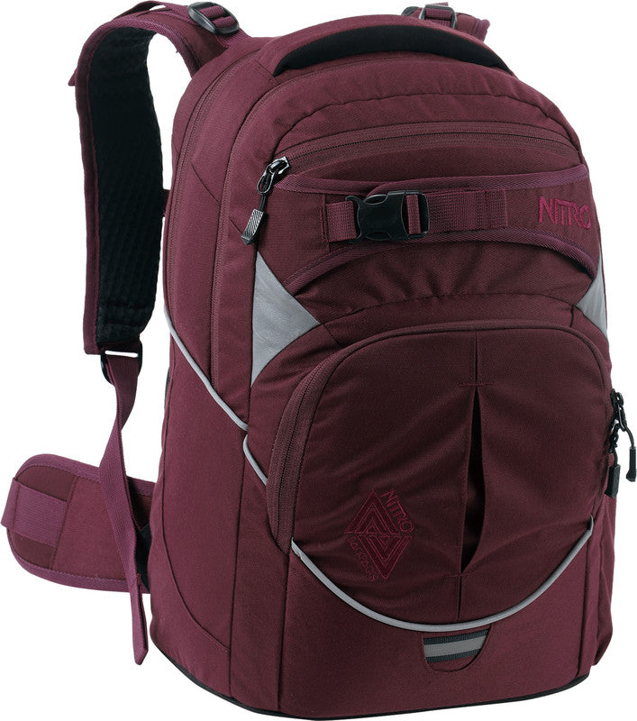 Nitro Superhero Daypack – 30 l, Rot, 44 × 30 × 22 cm, Nylon, Polyester