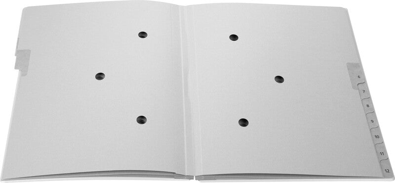 Biella Sammelmappe für A4, Karton, dunkelblau, mit Leinwandrücken