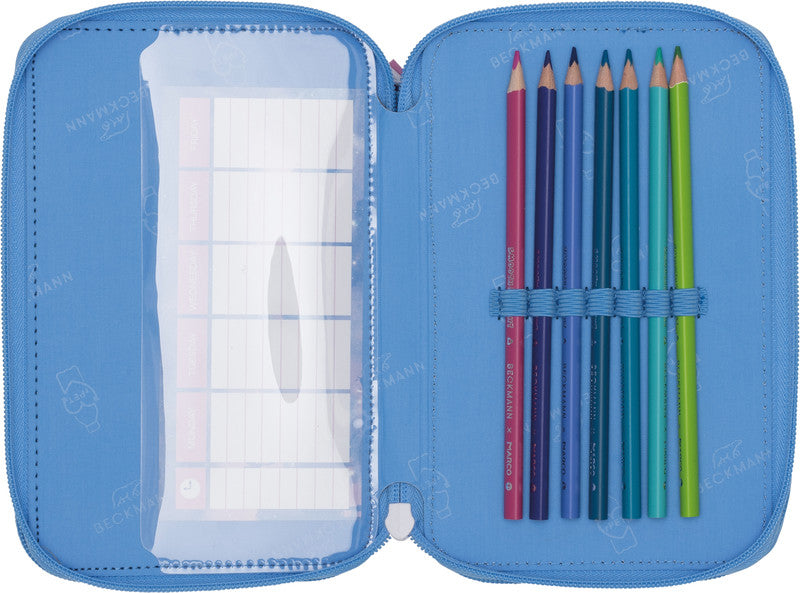 Beckmann Classic Etui Triple, gefüllt – Fairytale – Polyester – 13 × 20,5 × 7 cm