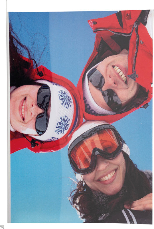 Exacompta Tischaufsteller 85158D – für A5 – 1 Fach – Hochformat – T-Form – transparent