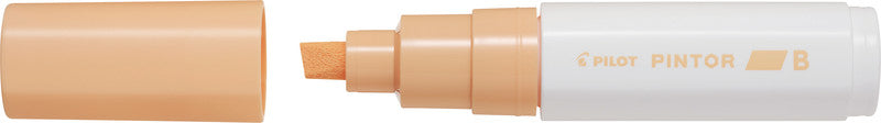 Pilot Pigment-Marker Pintor – Keilspitze 8 mm – Pastellorange – deckend