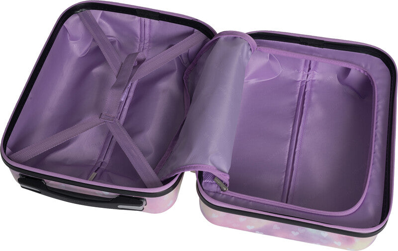 Beckmann Kindertrolley Handgepäck – 4 Doppelrollen, Unicorn Princess Purple, 30,5 × 46,5 × 22 cm