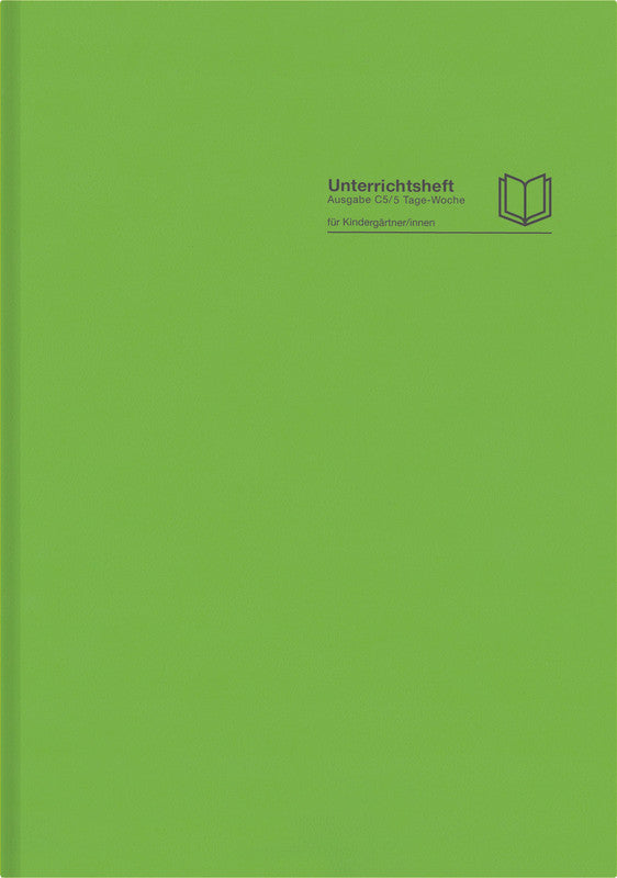 Verlag für unterrichtsm. Übungsheft, Hardcover, 128 Seiten, perforiert, 100 g/m² – hellgrün
