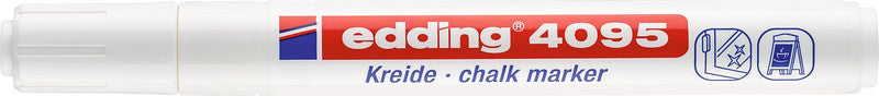 Edding Kreidemarker 4095 – Rund, 2–3 mm – Weiss