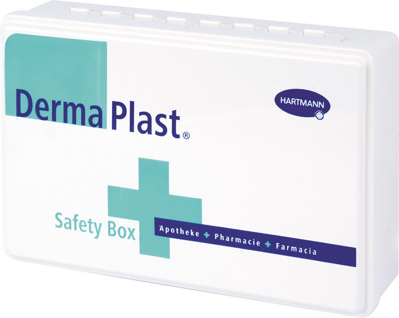 DermaPlast Verbandkasten Safety Box – weiss, Kunststoff – 210 × 140 × 55 mm