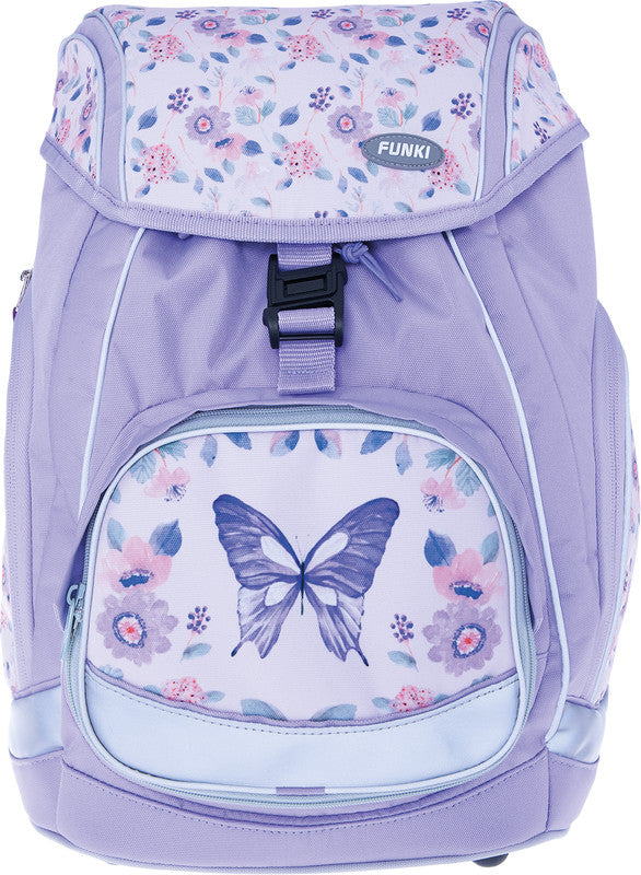 Funki Schulrucksack Flexy-Bag – 5-teilig – Butterfly