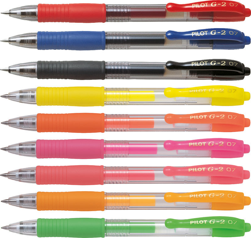 Pilot G-2 Gelschreiber – Blau, 0,7 mm, Druck, Nachfüllbar