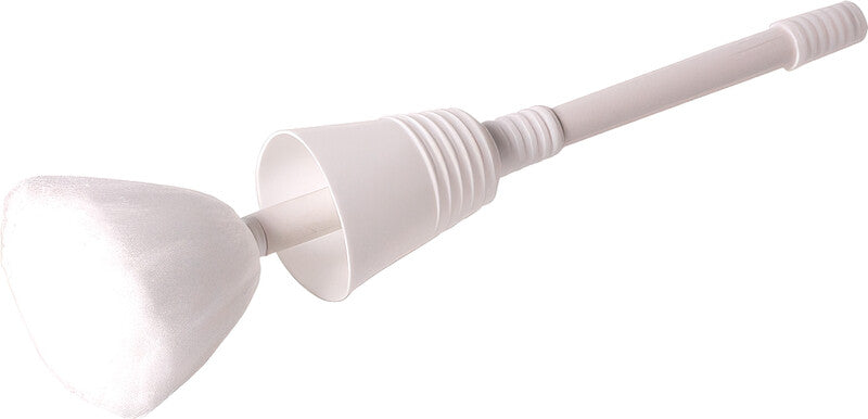Webstar Ersatzbürstenkopf – Kunststoff, Weiss, Ø 6 cm