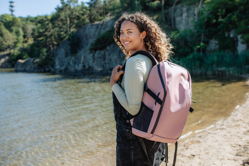 Beckmann Street Go – Notebook-Rucksack – für 16"-Notebook, 26 l, rPET, altrosa