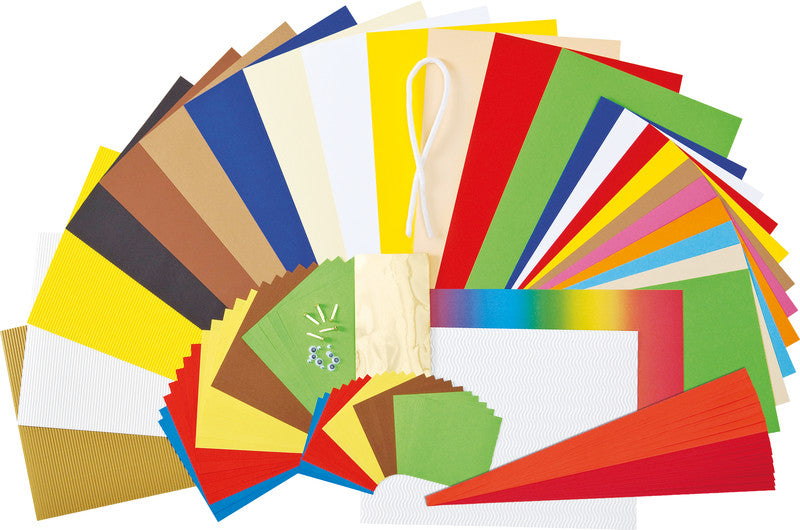 Folia Ganzjahres-Bastelkoffer – 110-teilig