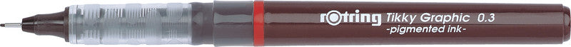 Rotring Tikky Graphic Fineliner 0,3 mm – schwarz – wasserfest