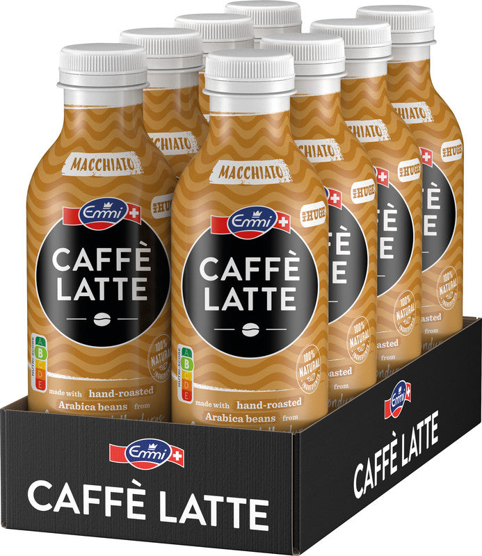 Emmi caffe latte Kaffeegetränk UHT Mr. Huge – Macchiato – 0,65 l