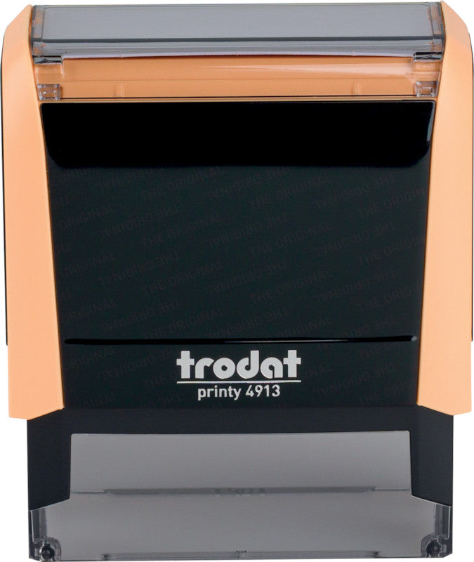 Trodat Motivstempel Printy 4913 Pastell Edition – 58 × 22 mm, Mehrsprachig, inkl. auswechselbarem Stempelkissen