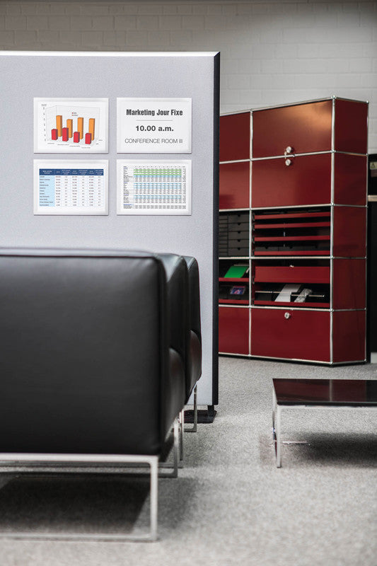 Durable Plakatrahmen Duraframe Grip – für A4 – Klapprahmen, magnetisch – grau