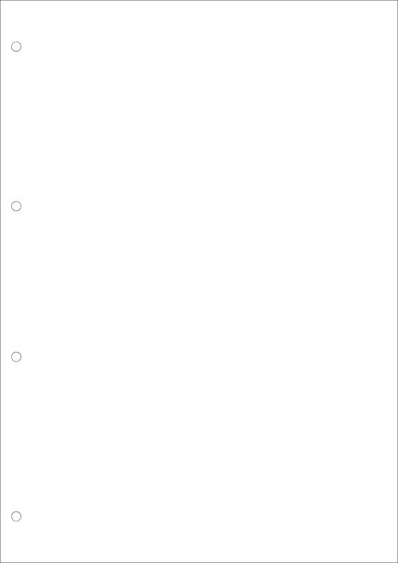 Natura line Notizbuch-Einlagen A4, blanko, 4-fach gelocht, 90 g/m² – 500 Blatt