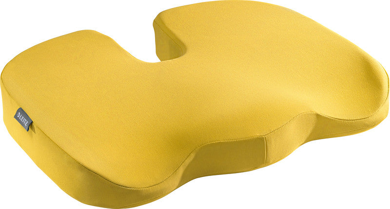 Leitz Kissen Ergo Cosy – 45,5 × 33,5 × 7,5 cm – Kunststoff, warmes Gelb