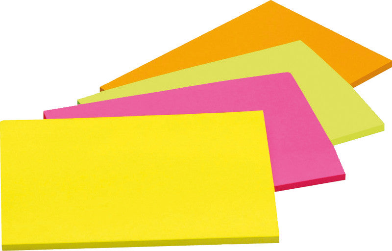 Post-it Haftnotizen Super Sticky – 152×101 mm – sortiert, 4×45 Blatt, PEFC
