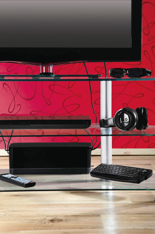 Hama Kabelbox 400 × 138 × 155 mm – für Kabel bis Ø 20 mm – schwarz – Kunststoff