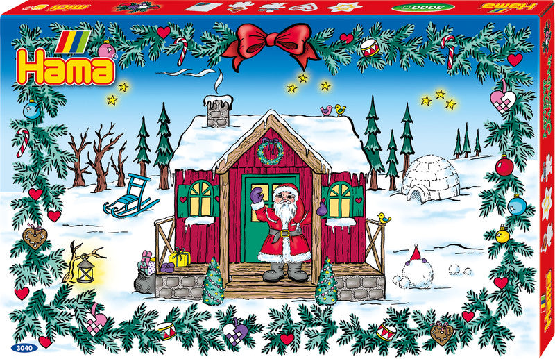 Hama Adventskalender – ab 5 Jahren – ca. 5000 Perlen – 430 × 275 × 40 mm