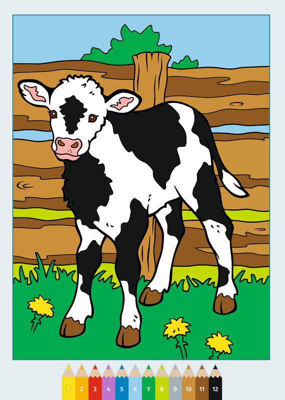 Ravensburger Malen nach Zahlen Malbuch, Karton, 21 × 29,5 cm, mehrfarbig, ab 5 Jahren