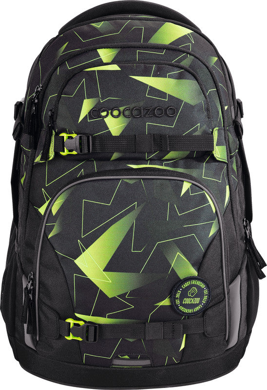 Coocazoo Rucksack Porter – Lime Flash – 30,0×44,0×23,0 cm – recycelter Bestandteil