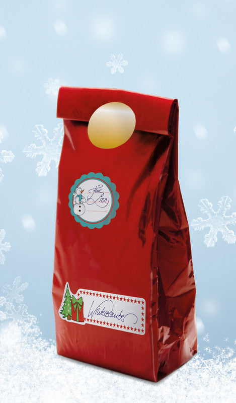 HERMA Schmucketiketten Weihnachtsgrüsse – 12 Stück – permanent – mehrfarbig