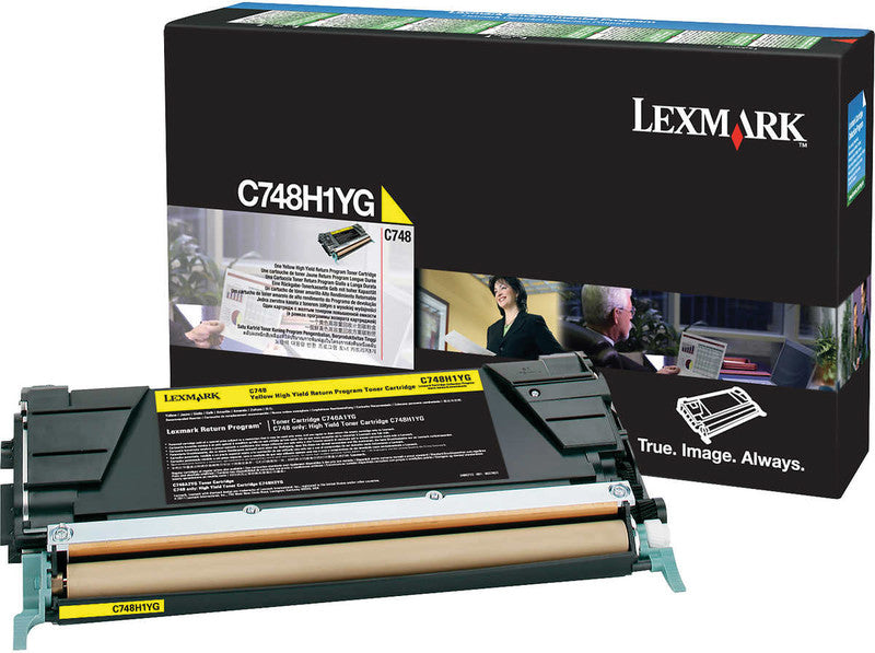 Lexmark Toner – Gelb, 10000 Seiten