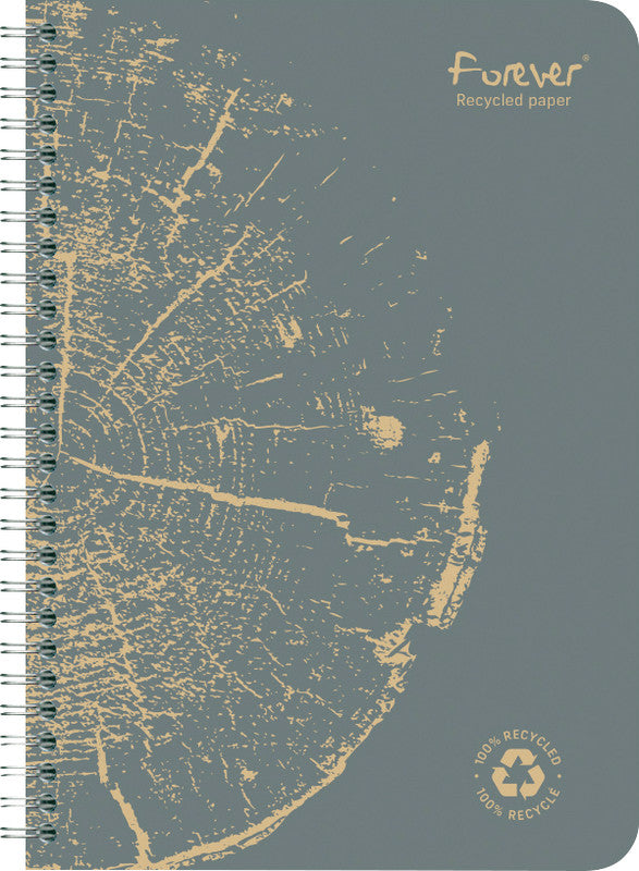 Clairefontaine Spiralblock Forever Premium, Spiralbindung, 60 Blatt, perforiert, 90 g/m² – sortiert