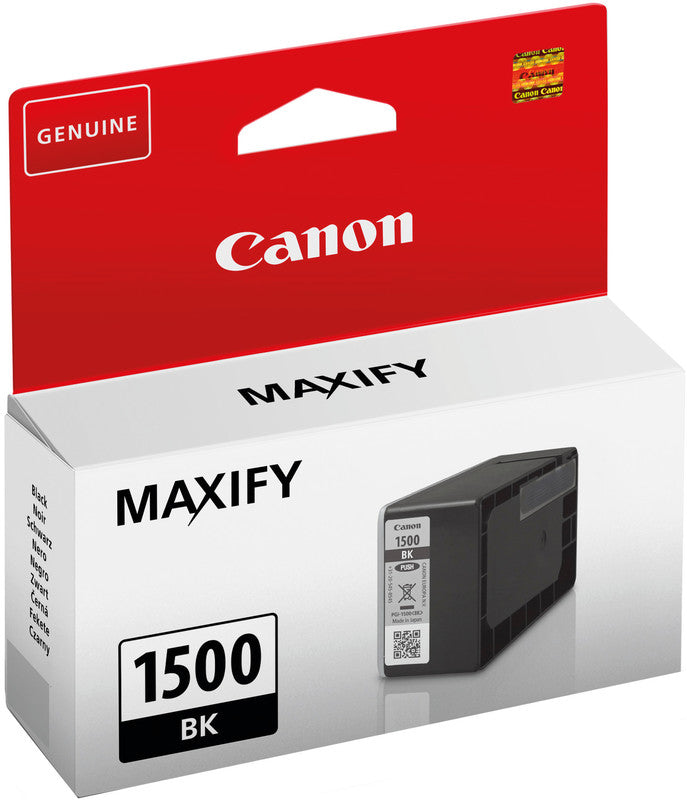 Canon Tintenpatrone PGI-1500, Schwarz, 400 Seiten – für Tintenstrahldrucker/Multifunktionsgeräte