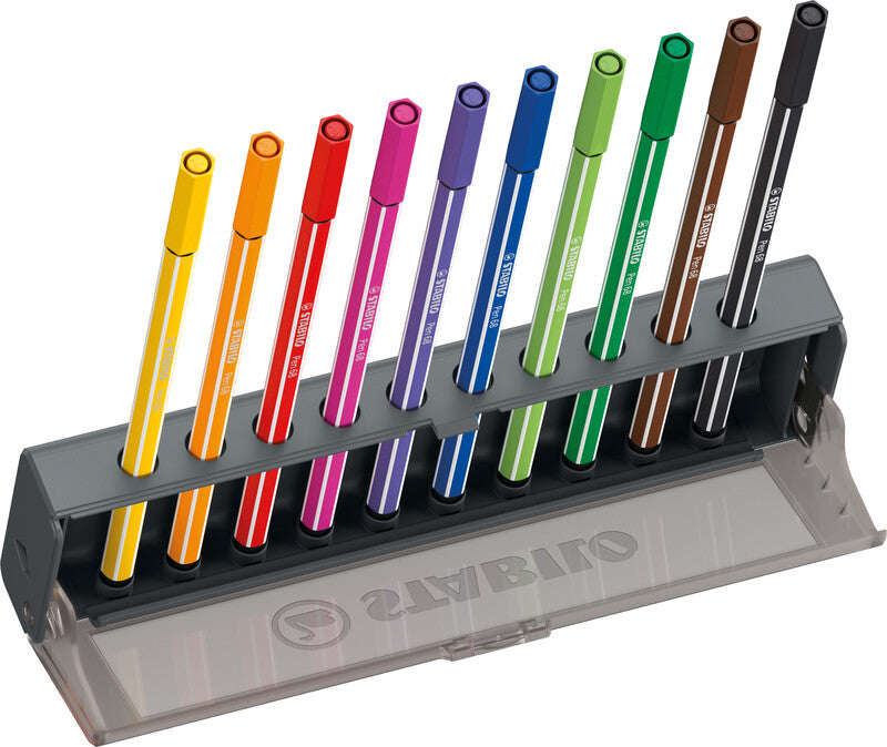 STABILO Filzstifte, Strichbreite 1 mm, 10 Farben