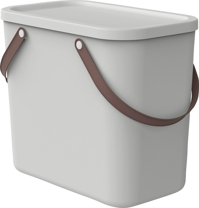 Rotho Aufbewahrungsbox – Kunststoff, Mistelzweig Weiss, 23,5 × 34 × 40 cm – 1er-Pack