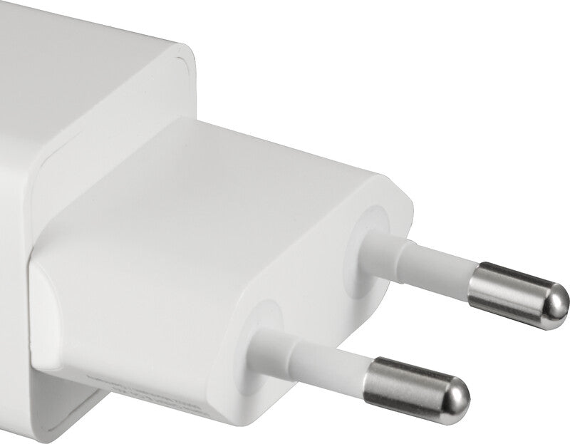 Hama 00201981 USB-Ladegerät 25 W – USB-C×1 – PD 3.0, QC 3.0, EU-Stecker (Typ C) – Weiss
