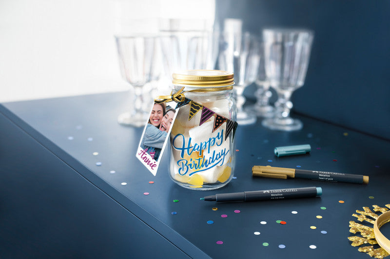 Faber-Castell Non-Permanent Marker Creative – Rundspitze 1,5 mm – Sortiert – 30er-Set – Trocken abwischbar