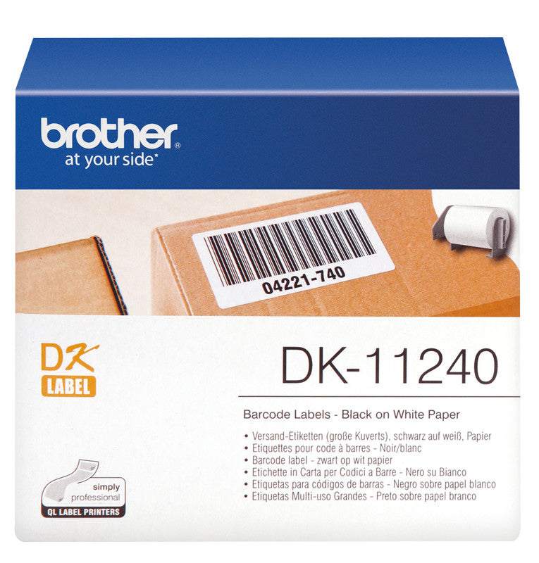 Brother Versand-Etiketten, 102 mm × 51 mm, weiss, Papier, permanent, 600 Etiketten