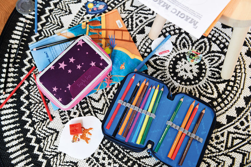 Step by Step XXL Etui, gefüllt, 43-teilig – Dreamy Unicorn Nuala – Kunststoff – 20,0 × 13,0 × 7,0 cm