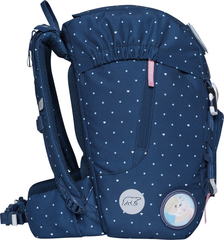 Beckmann Classic Schulrucksack – 6-teilig – Pet Friends Blue