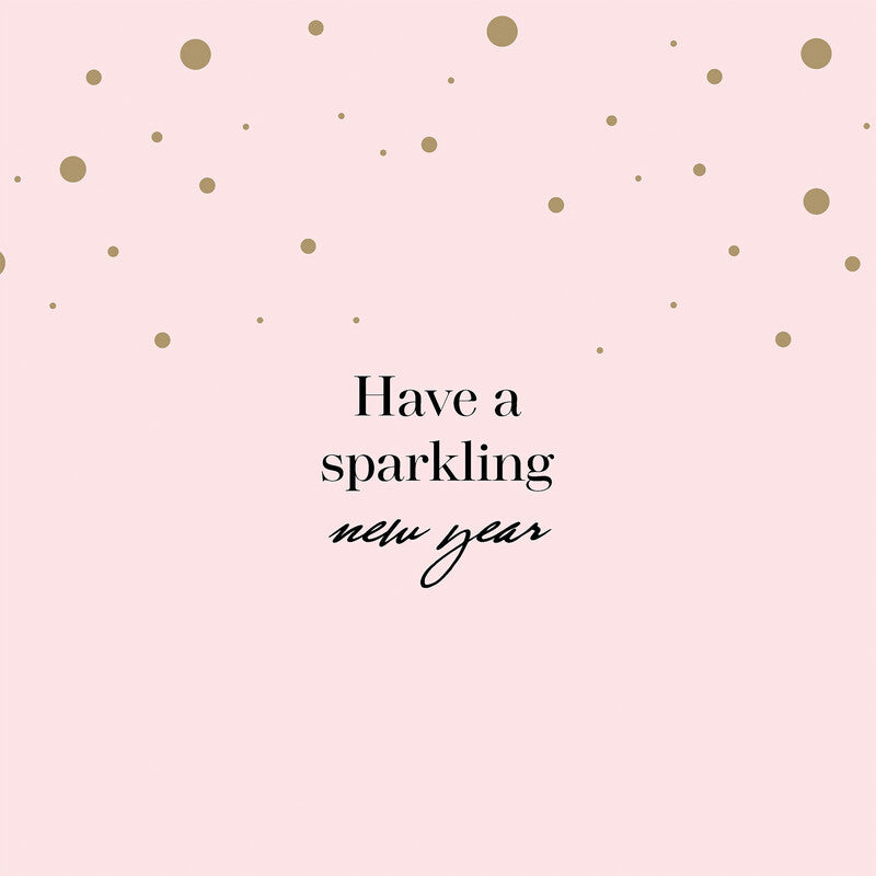 Fasana Servietten Sparkling New Year – 33 × 33 cm – 3-lagig, Tissue – 20 Stk., FSC
